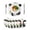 Black, variant on Black White Cow Round 13 Inch Placemats Set of 6, Spring Farmhouse Animals Printed Red Floral HeatResistant Non Slip Place Mats for Dining Table, Wipeable Braided Kitchen Table Mats for Housewarming