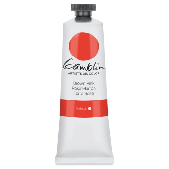 Gamblin Artist's Oil Color - Brown Pink, 37 ml tube