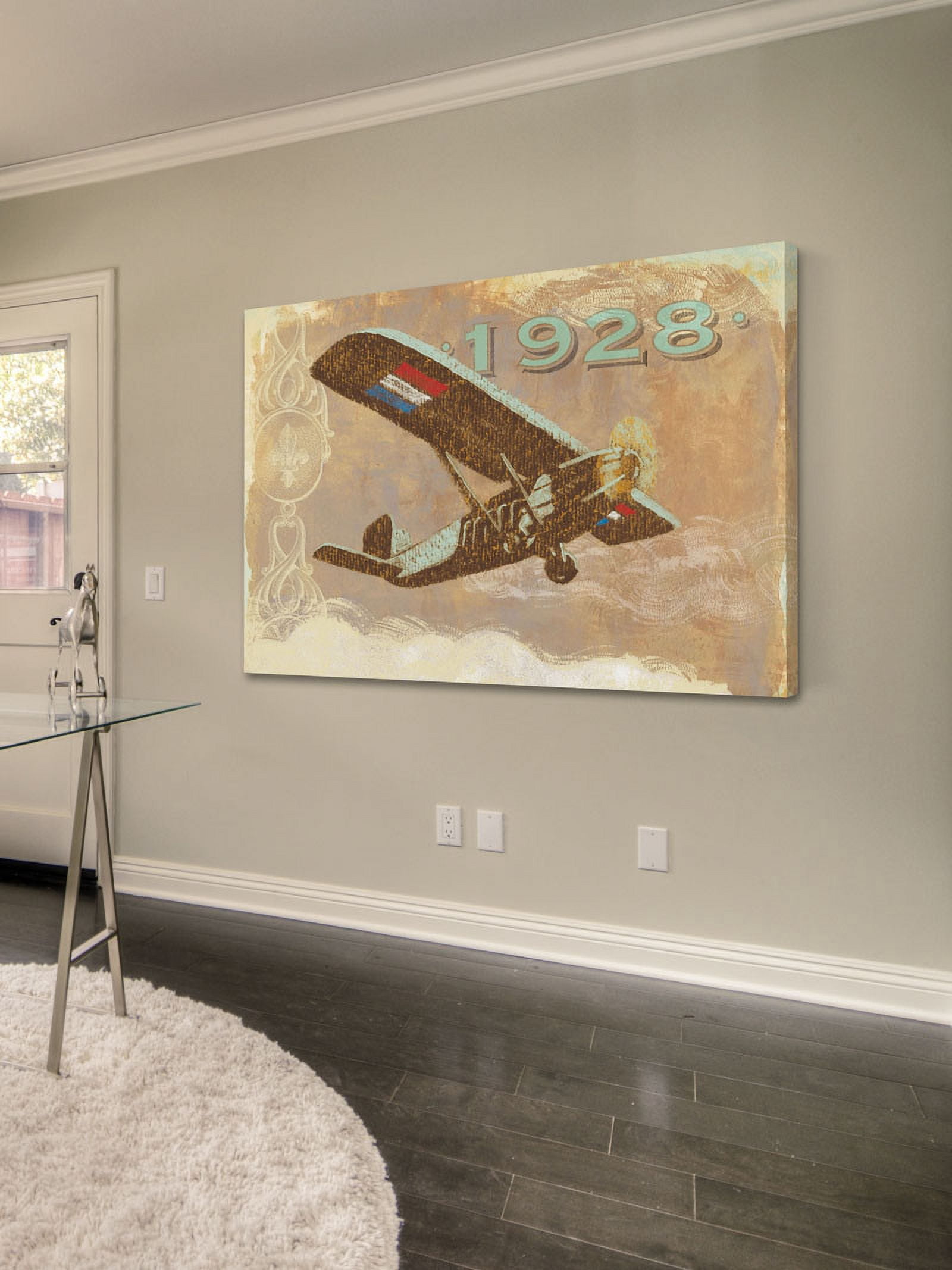 Marmont Hill "Vintage Plane 1928" Painting Print on Canvas