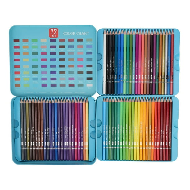 Crayons de Couleur, Crayon de Couleur Huileux Professionnel Durable pour la  Peinture pour Artiste 