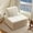 White, variant on Bean Bag Chair,Accent Chair,Modular Sherpa Sofa Chair,Floor Sofa for Adults,Fireside Chair,Reading Chair for Living Room,Bedroom,Office,Beige