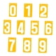 thumbnail image 5 of Mareador de puntaje Sports SporeToard, Números 0-9, tarjetas de flip de puntaje manual, puntaje de fútbol con tarjetas de número de fútbol tenis bola amarillo, 5 of 8