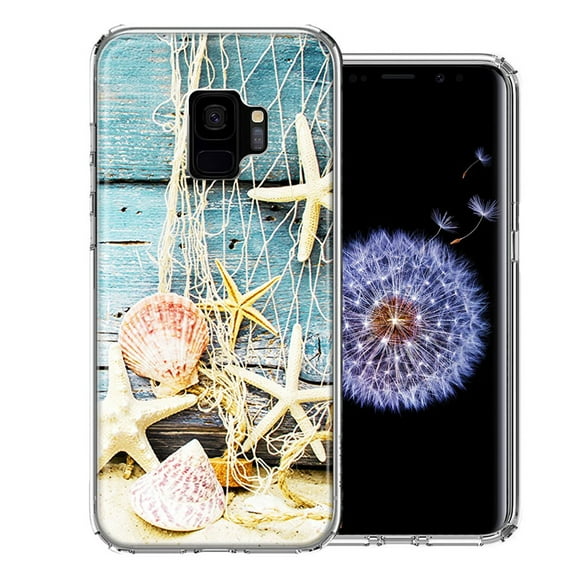 MUNDAZE For Samsung Galaxy S9 Starfish Net Design Double Layer Phone Case Cover