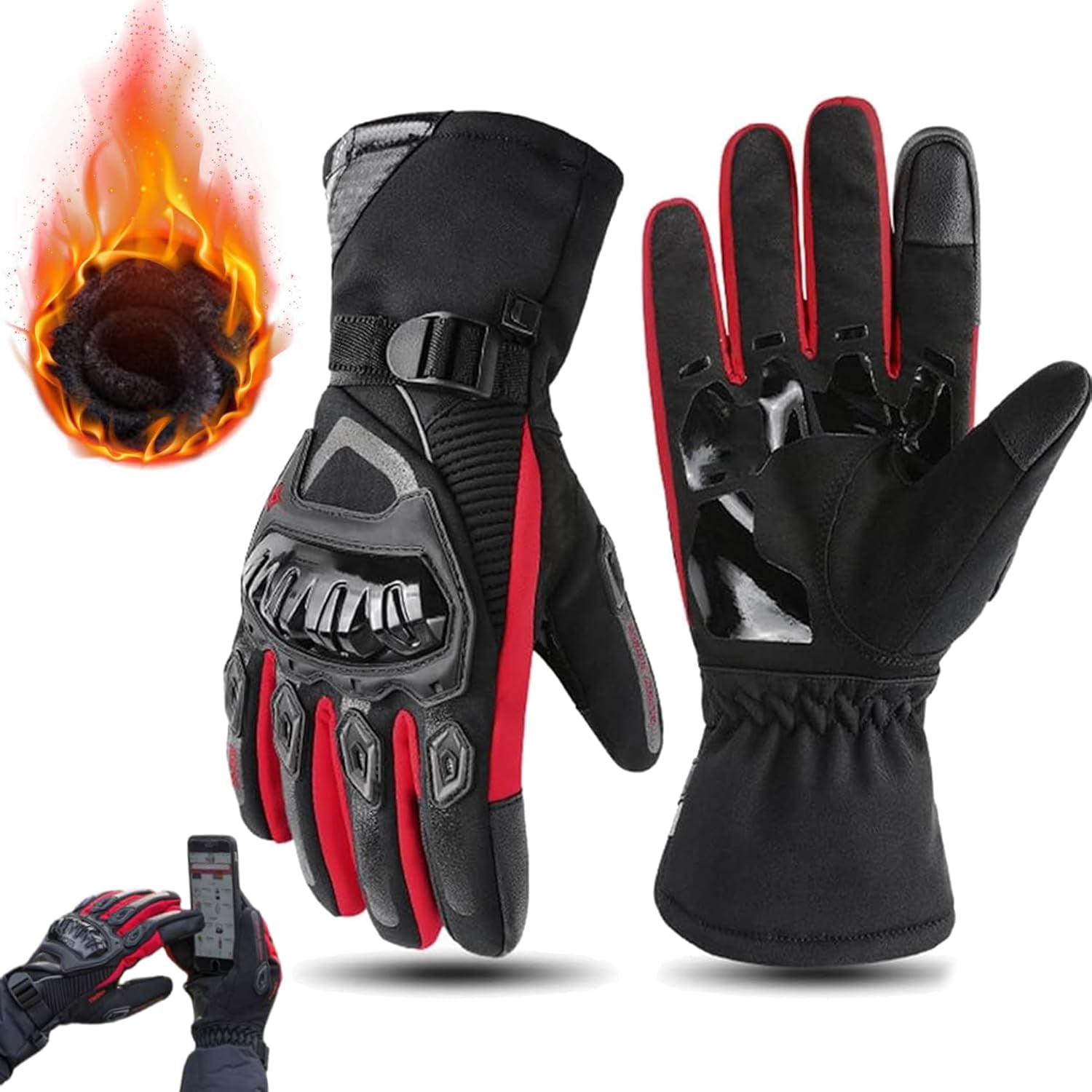 Thermogrip Thermo Grip The Insulated Weatherproof Motorcycle Gloves Winter Riding Essential Thermo Grip Motorcycle Gloves for Women Men Stay Warm and Protected While Riding This Winter Walmart