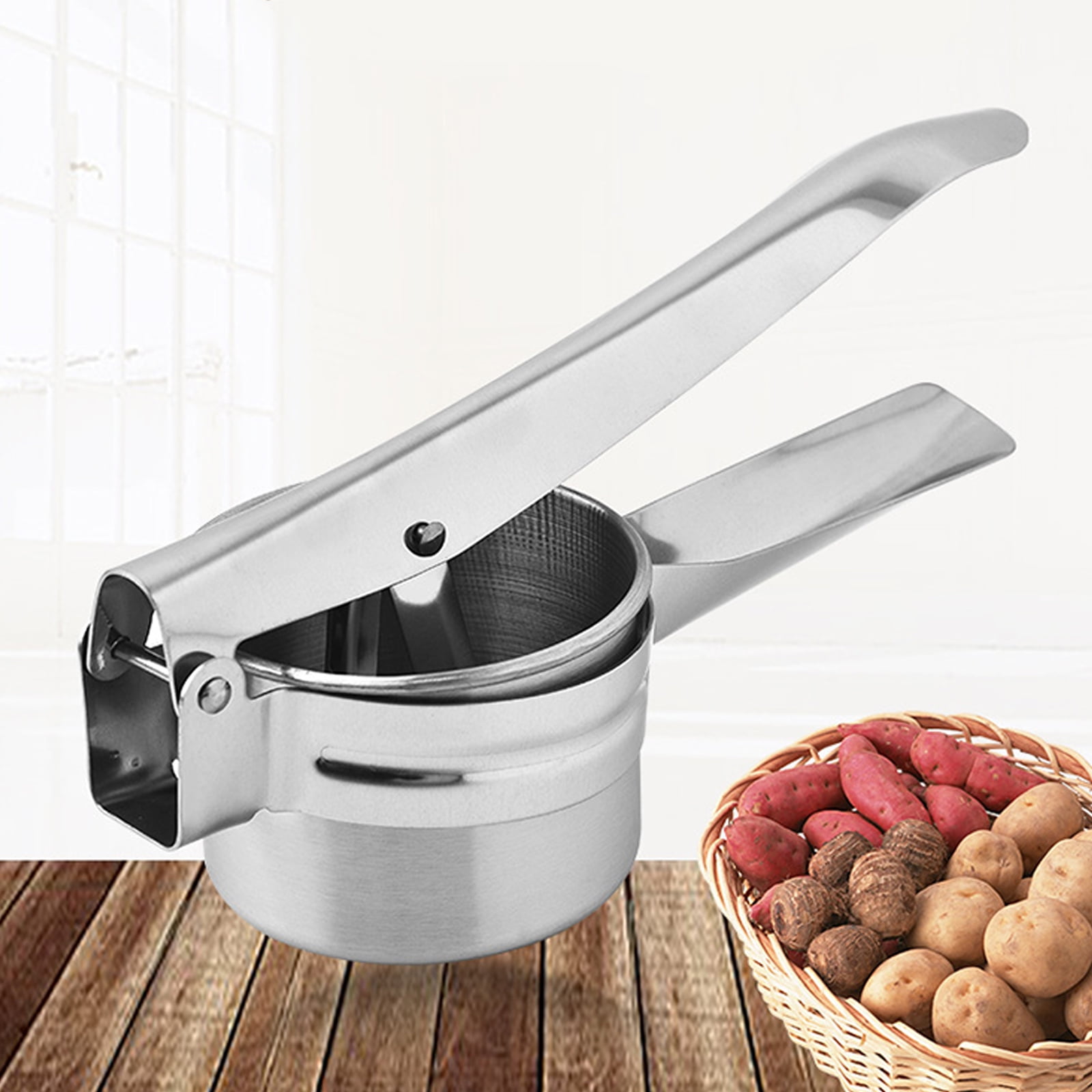 Miayilima Electric Food Mixer Potato Stainless Steel Potato Masher And  Kitchen Tool Press And Mash for Perfect Mashed Potatoes