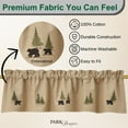 thumbnail image 2 of Park Designs Black Bear Embroidered Lined Valance 14"L, 2 of 5