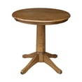 thumbnail image 6 of 30" Round Top Dining Table in Pecan, 6 of 48
