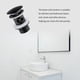 thumbnail image 5 of Bewildely RecabLeght Pop-Up BASIN SINK Filter Drain Device Hair Catcher Sink Colador BAÑO COCINA ACCESSORI Bath Waste Stopper Suministros de limpieza para el hogar desbordamiento de cobre Bewildely HA006532-03, 5 of 6