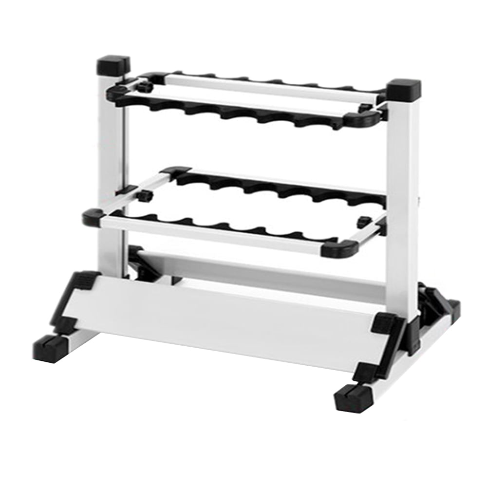 Aluminum Alloy 12 Holes Fishing Rods Display Rack Rods Storage Shelf