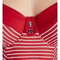 thumbnail image 5 of Panache RED/WHITE Britt Stripe Halter Tankini Top, US 34DDDD/G, UK 34F, 5 of 5