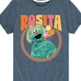 thumbnail image 3 of Sesame Street - Rosita With Flowers - Toddler and Youth Short Sleeve Graphic T-Shirt, 3 of 5