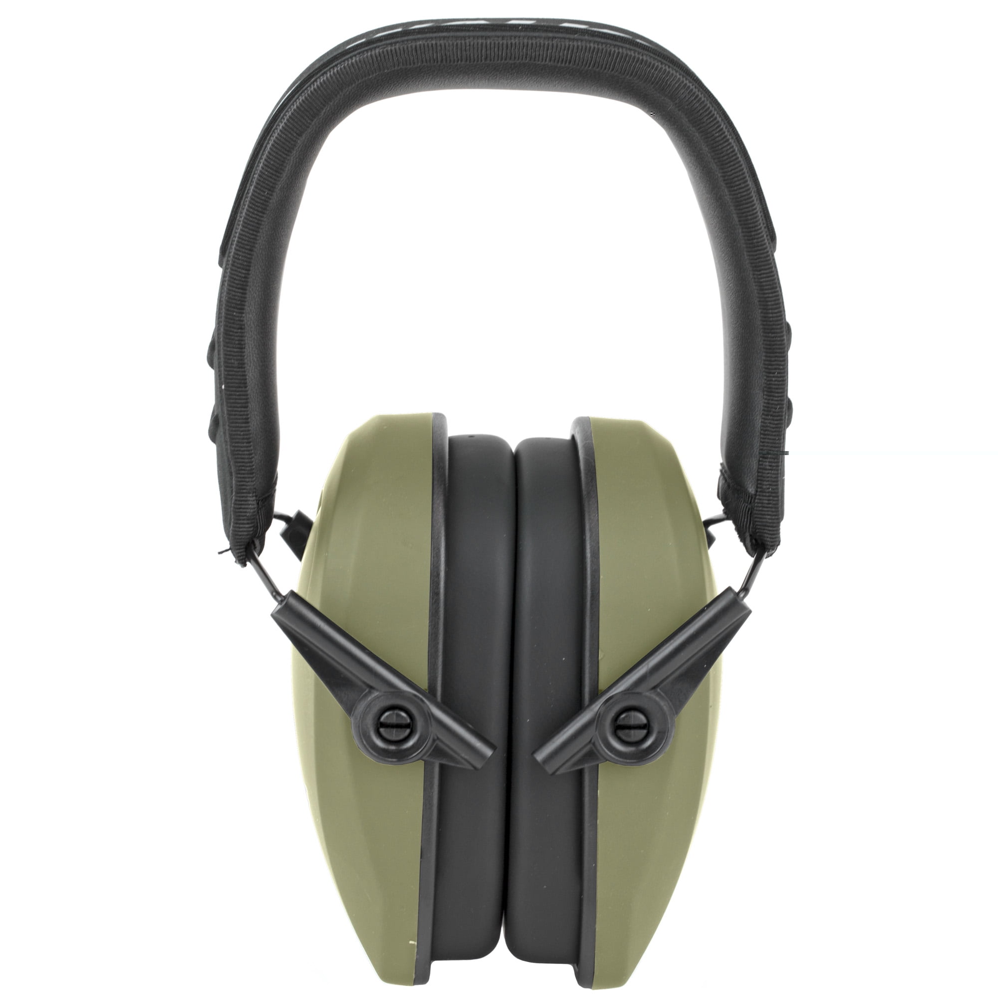 Razor Slim Passive Earmuff - Ultra Low-Profile Earcups - Olive
