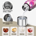 thumbnail image 3 of Modern 20oz Stainless Steel Thermal Bottle with Tea Filter and Cup Lid, Vacuum Insulated Coffee Mug with 316L Inner Liner, Leakproof Travel Thermos for Office, Commute & Outdoor, 3 of 7