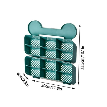 

Wall Mounted Underwear Storage Rack Creative Closet Socks Storage Box Multi Bedroom Bra Socks Container Hanging Divider