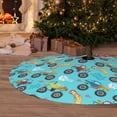 thumbnail image 6 of Sikiie Cartoon Monster Truck 30-48 inches {designName} Print Christmas Tree Skirt Snowman Xmas Tree Skirt with Edge Christmas Decorations for Holiday Party30", 6 of 7