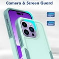 thumbnail image 5 of iPhone 14 Pro Max Case, Allytech Military Grade Protective Anit-Scratch Shockproof Drop Proof Bumper Defender Back Cover Case for Apple iPhone 14 Pro Max 6.7" - Mint, 5 of 5