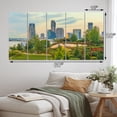 thumbnail image 4 of Designart "Park In Manhattan Serene Oasis" Cityscapes Metal Wall Decor Set, 4 of 5