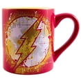 thumbnail image 1 of Silver Buffalo DC Comics Flash Splatter Paint Logo Ceramic, 14-Ounces Mug, 14 Oz, Red, 1 of 1