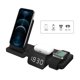 thumbnail image 3 of Injueey Reloj inteligente de 15 W, soporte de inalámbrico para auriculares, reloj despertador Digital de oficina, adaptador de estación de Electrónica, 3 of 6