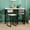 Gray, variant on Tcbosik Counter Height Bar Chair, Hand Weave Barstool with Foorrest for Kichen Island, Bar & Counter (Set of 2, Creamy White)