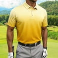 thumbnail image 5 of Zysthvn Summer Shirts for Men Tall and Big Polo Golf Casual T Shirts for Men Turn Down Collar Short Sleeve Gradient Shirts, 5 of 5