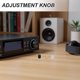 thumbnail image 3 of WEUVEB 6Ud Potenciómetros De Aluminio Para Audio Con Antideslizante Y Compatibilidad Universal, 3 of 8