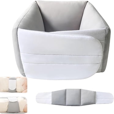 Lumbar Support, Sleeping Back Support with 360° Ergonomic Design, Breathable Ice Cotton Fabric for Bed Side and Back Sleepers