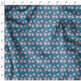 thumbnail image 4 of Soimoi Blue Rayon Fabric Envelope,Star & Heart Decor Fabric Printed Yard 42 Inch Wide, 4 of 5