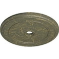 thumbnail image 3 of 41 1/8"OD x 4"ID x 2 1/8"P Classic Ceiling Medallion (Fits Canopies up to 5 1/2"), Hand-Painted Witch Hazel Crackle, 3 of 6