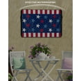 thumbnail image 3 of 4th of July Outdoor TV Cover 30 to 32 Inch Weatherproof, Patriot Independence Day Colorful Star Stripes 600D Oxford TV Covers with Waterproof Zipper, Outside Flat TV Screen Protector 30"Wx19"Hx4.5"D, 3 of 7