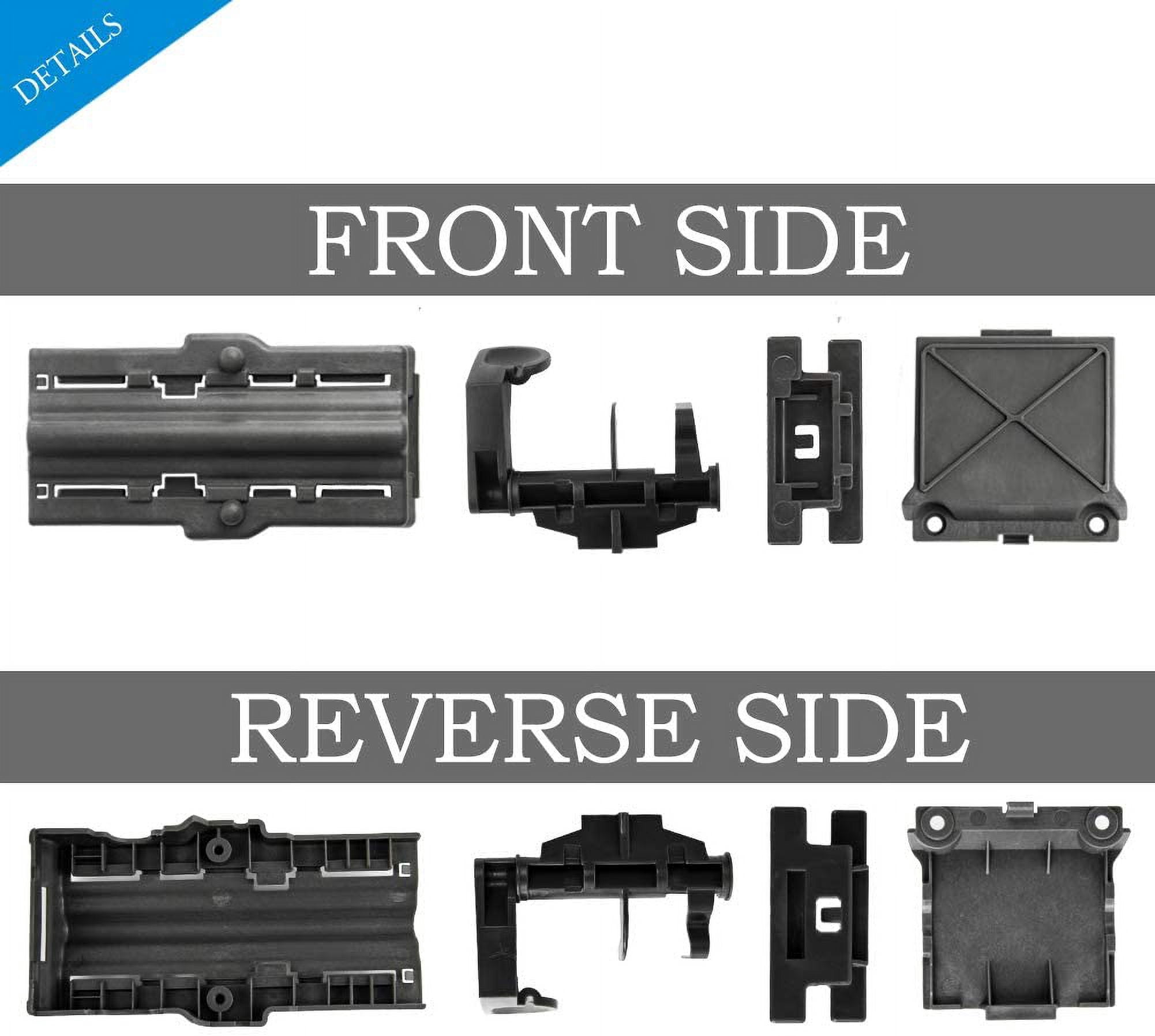 Aniceparthy 20Pcs Upgraded W10712395 Dishwasher Upper Rack Adjuster Kit Fir for Whirlpool Kenmore Dishwasher Top Rack Parts Replaces W10350375 PS10065979 AP5957560