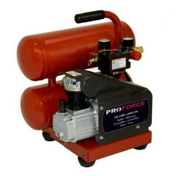ProForce VSF1080421 4 Gallon Twin Stack Air Compressor