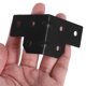 thumbnail image 2 of 12 protectores de esquinas de metal para cajas de madera, protectores de esquinas negros para muebles, cofres de madera, armarios y muebles, 2 of 8