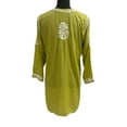 thumbnail image 6 of Talahi Indian Hand Embroidered Chikankari Cotton Kurti for Women, 6 of 11
