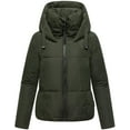 thumbnail image 5 of Marikoo Women’s Cropped Puffered Winter Jacket with Hood - Teddy Lining - Water-Repellent - Ninikaa, 5 of 9