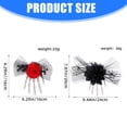 thumbnail image 3 of 2pcs Skulled Hand Flower Hairpin Lightweight Hair Accessory Hair Barrettes For Halloween Party Dance Decoration, 3 of 8