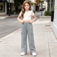 thumbnail image 4 of StSilkitty Cargo Pants for Boys Girls Elastic Waist Straight Leg Sweatpants Athletic Running Hiking Sweat Pants with Pockets, 4 of 8