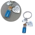 thumbnail image 6 of Raindrops Pocket Hug Heart Heart Keychain Bag Pendant Baby 5.50X3.00X0.20CM Blue, 6 of 8