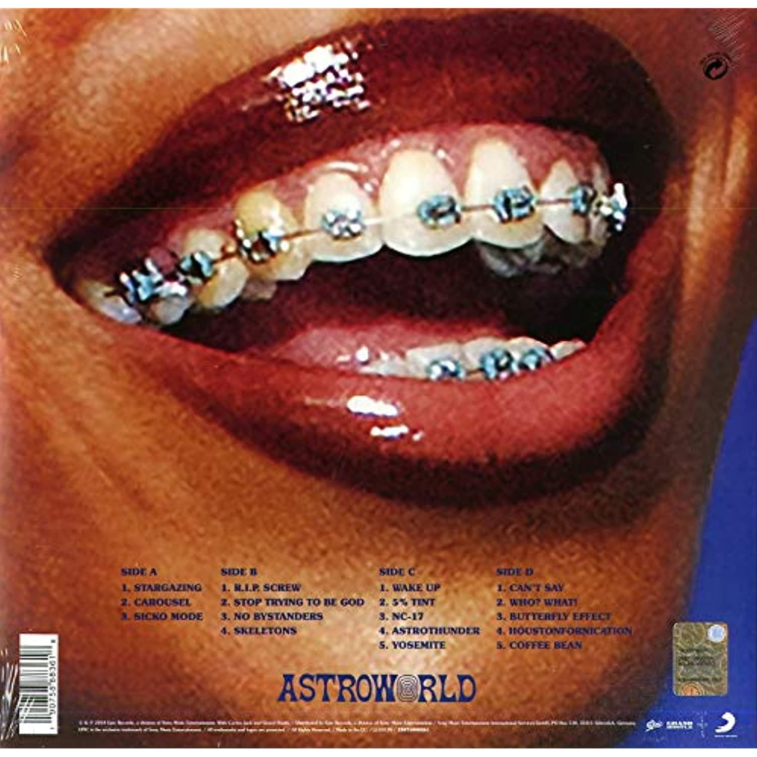 Travis Scott Astroworld (150 Gram Vinyl, Download Insert