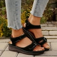 thumbnail image 6 of Womens Sandals Comfortable Fashion Women Casual Round Head Sandals Comfy Beach Casual Shoes, 6 of 9
