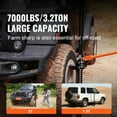 thumbnail image 2 of VEVOR 48" Off Road Farm Jack Hoist 7000 lbs High Lift Tractor Vehicle's Winch, 2 of 9