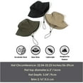 thumbnail image 6 of YooGuoGuo Windproof Fishing Hats UV Protection Safari Sun Cap Outdoor Bucket Hat Lightweight Boonie Hat for Hiking Camping, 6 of 7