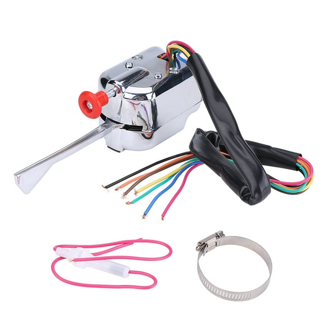 Interruptor de señal de giro universal para hot rod de calle de 12 V