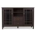 thumbnail image 5 of Simpli Home Simpli Home Tall Tv Stand In Dark Chestnut Brown For Tvs Up To 60 Inches, 5 of 13