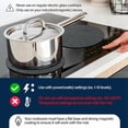 thumbnail image 3 of Induction Cooktop Mat - Silicone Fiberglass Scratch Protector - for Magnetic Stove - Non Slip Pads, 3 of 7