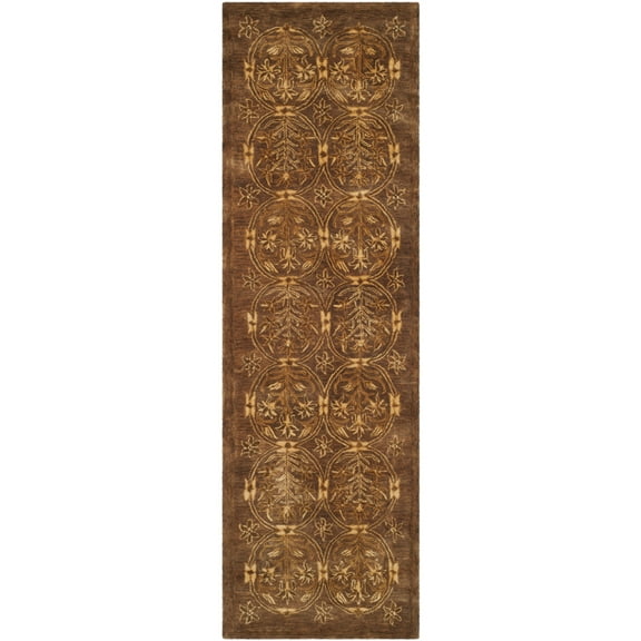 Safavieh Taj Mahal 2'-6" X 8' Wool Pile Hand Tufted Rug In Olive