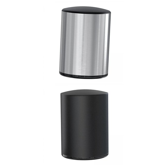Tapón de Vino Tapas de Silicona Presione Tapas de Cocina Brilnte Champagne Aleación de Aluminio Negr Tapon de vino