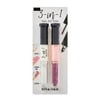 Onyx Brands 2-Piece 3-in-1 Nail Art Pens, Pink and Silver