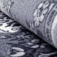 thumbnail image 3 of Impressions Meza Floral Transitional Modern Washable Area Rug, Gray, 3 of 6