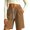 02-Coffee, variant on Ruimatai Elastic Drawstring Shorts for Women High Waisted Athletic Shorts Casual Loose Sweat Shorts with Pockets